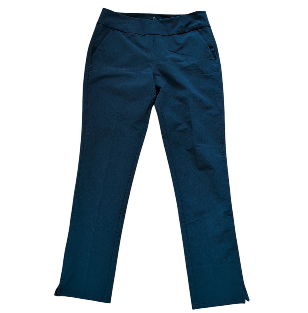 Adidas Pull On Pants, Stretch Pants, Women's Size Medium, Blue